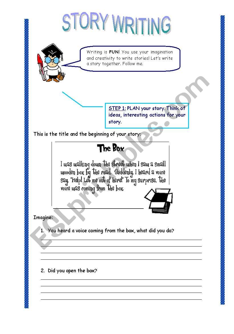 guided writing worksheet