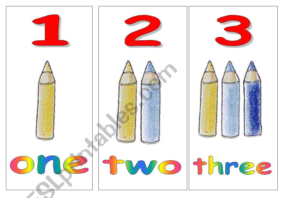 Numbers - part 1 worksheet