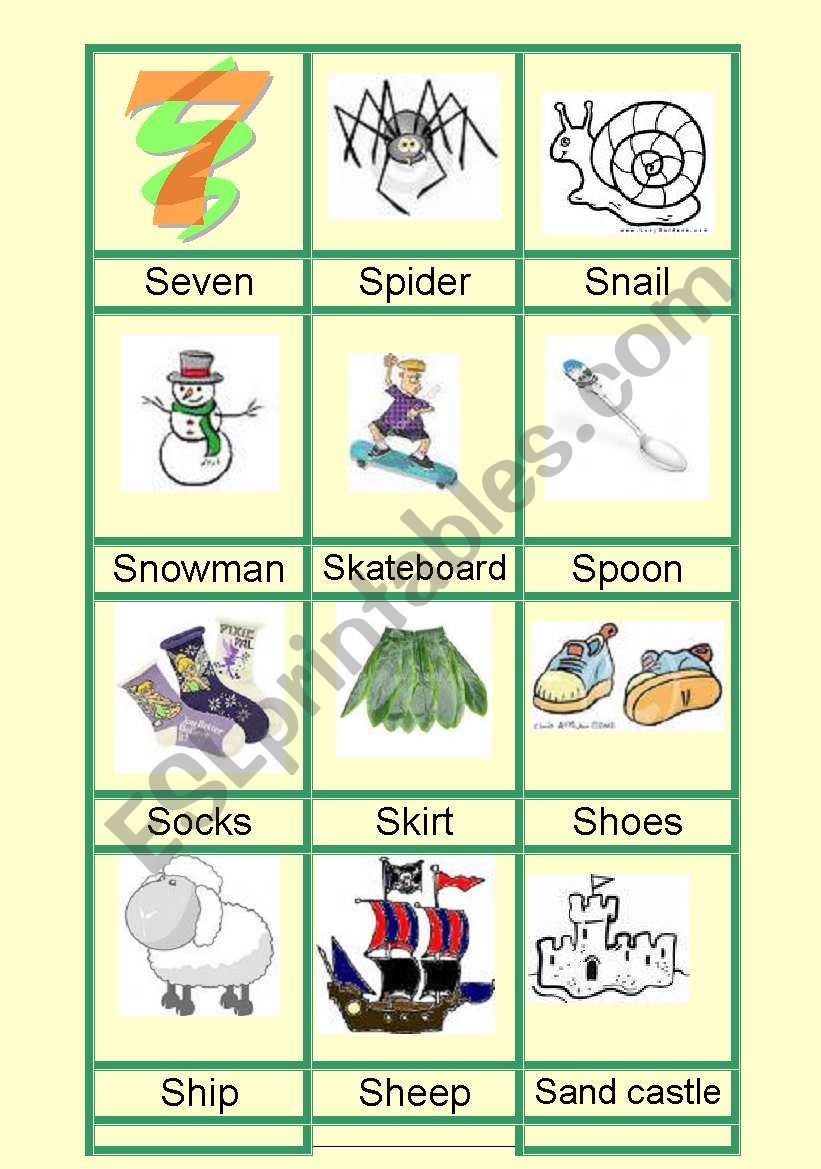 Alphabet Card Game part 4 worksheet