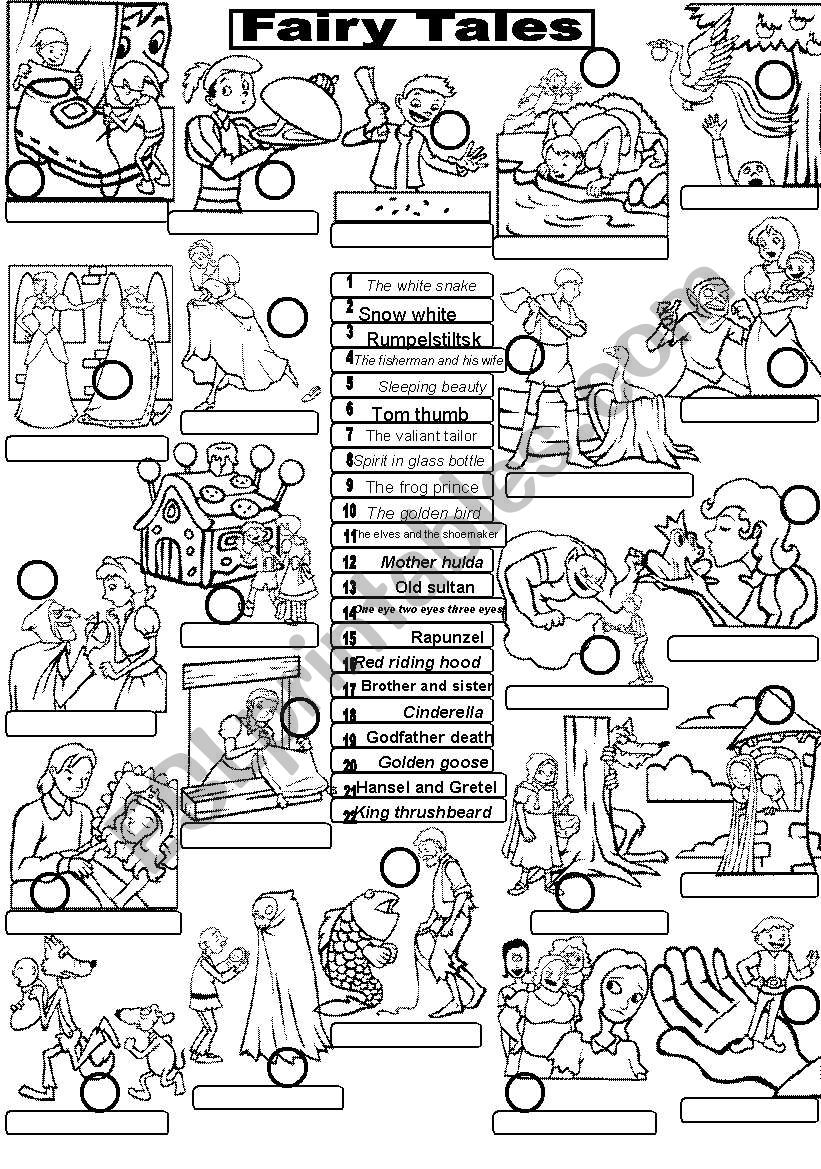  FAIRY TALES worksheet