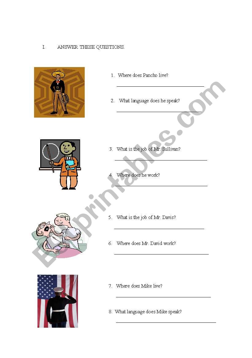 Present simple worksheet