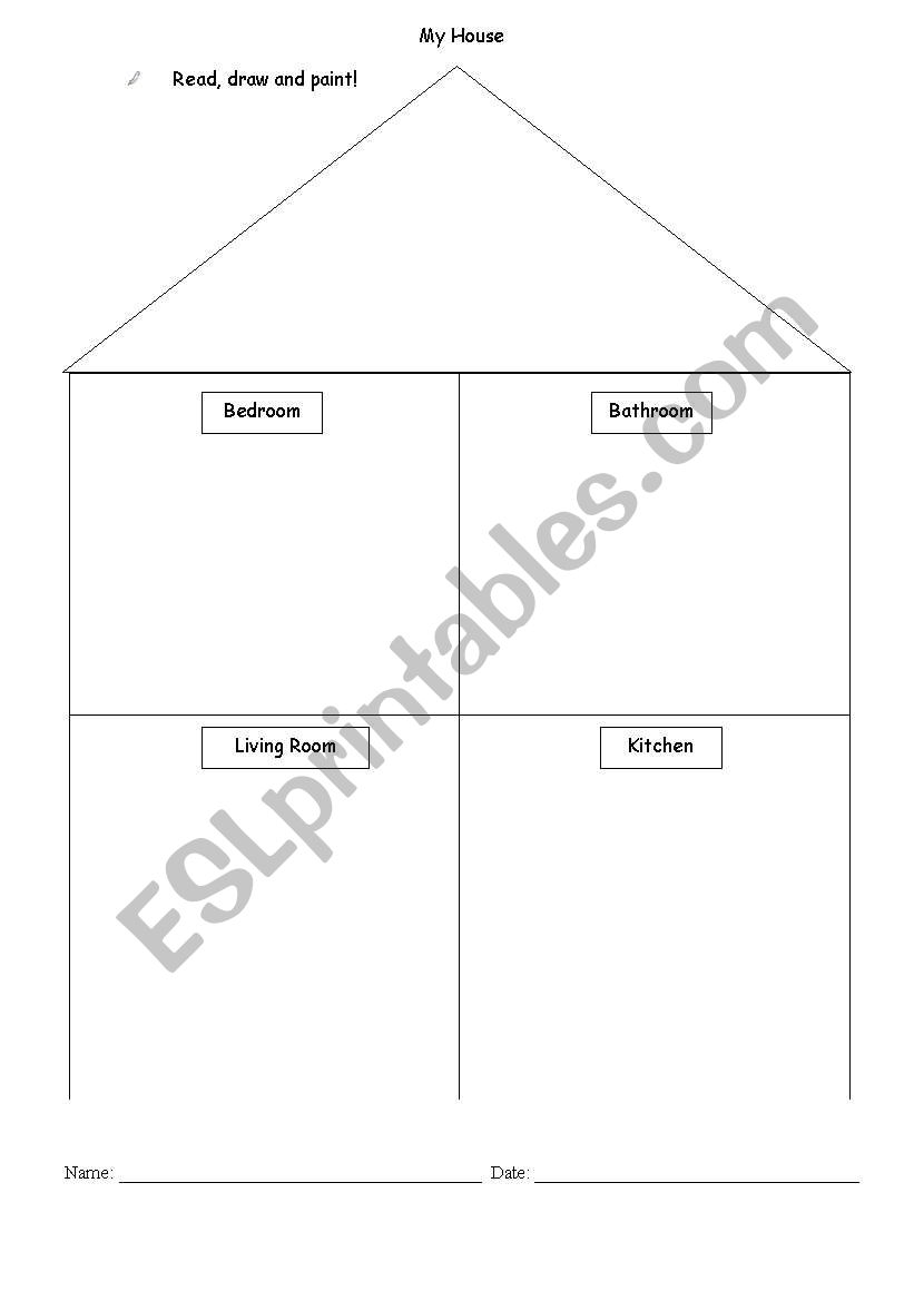 Rooms worksheet