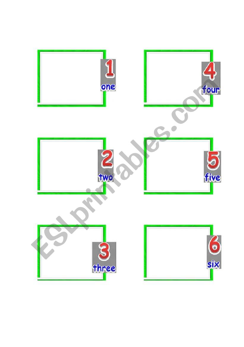 NUMERS  worksheet