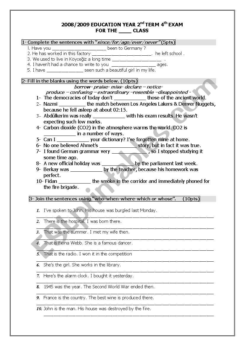 study sheet worksheet