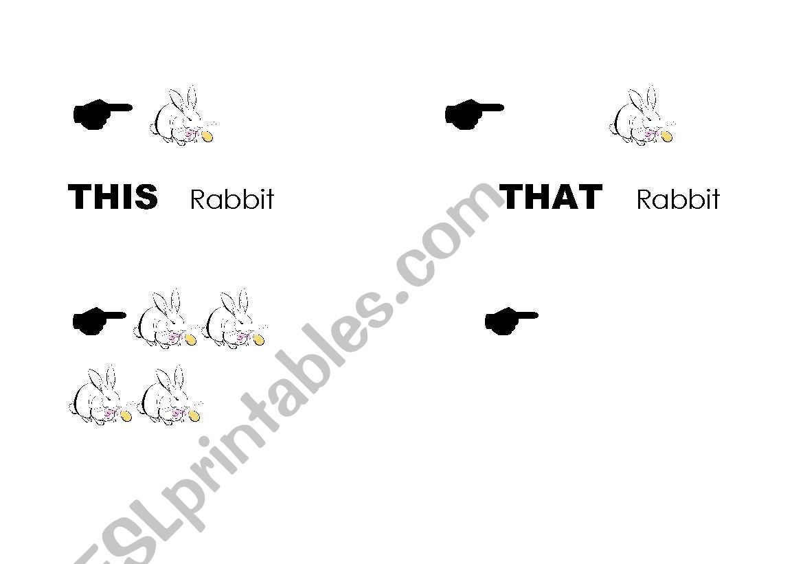 Demonstrative Pronouns worksheet