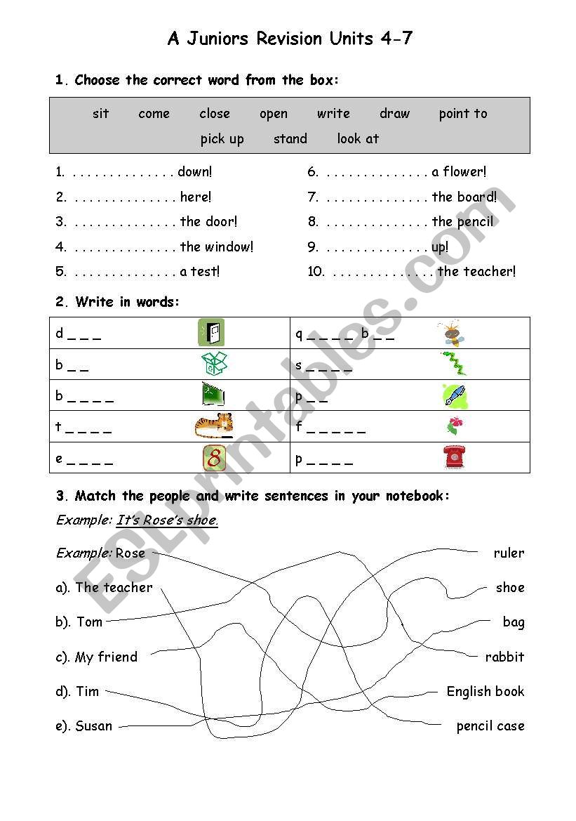 Grammar and vocabulay elementary