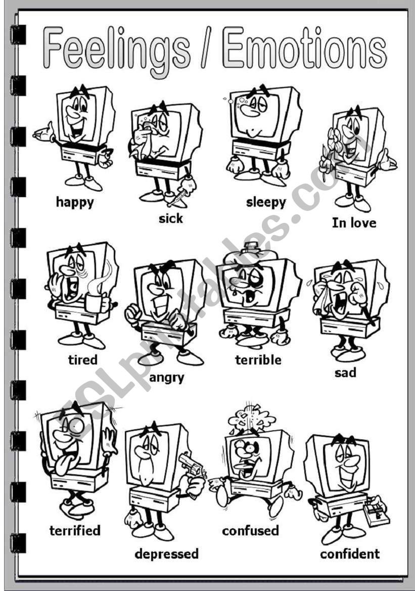 Feelings / Emotions worksheet