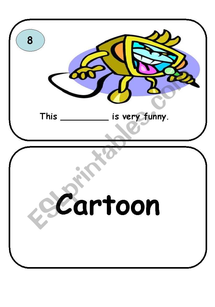 Famous person flash cards set 1-8