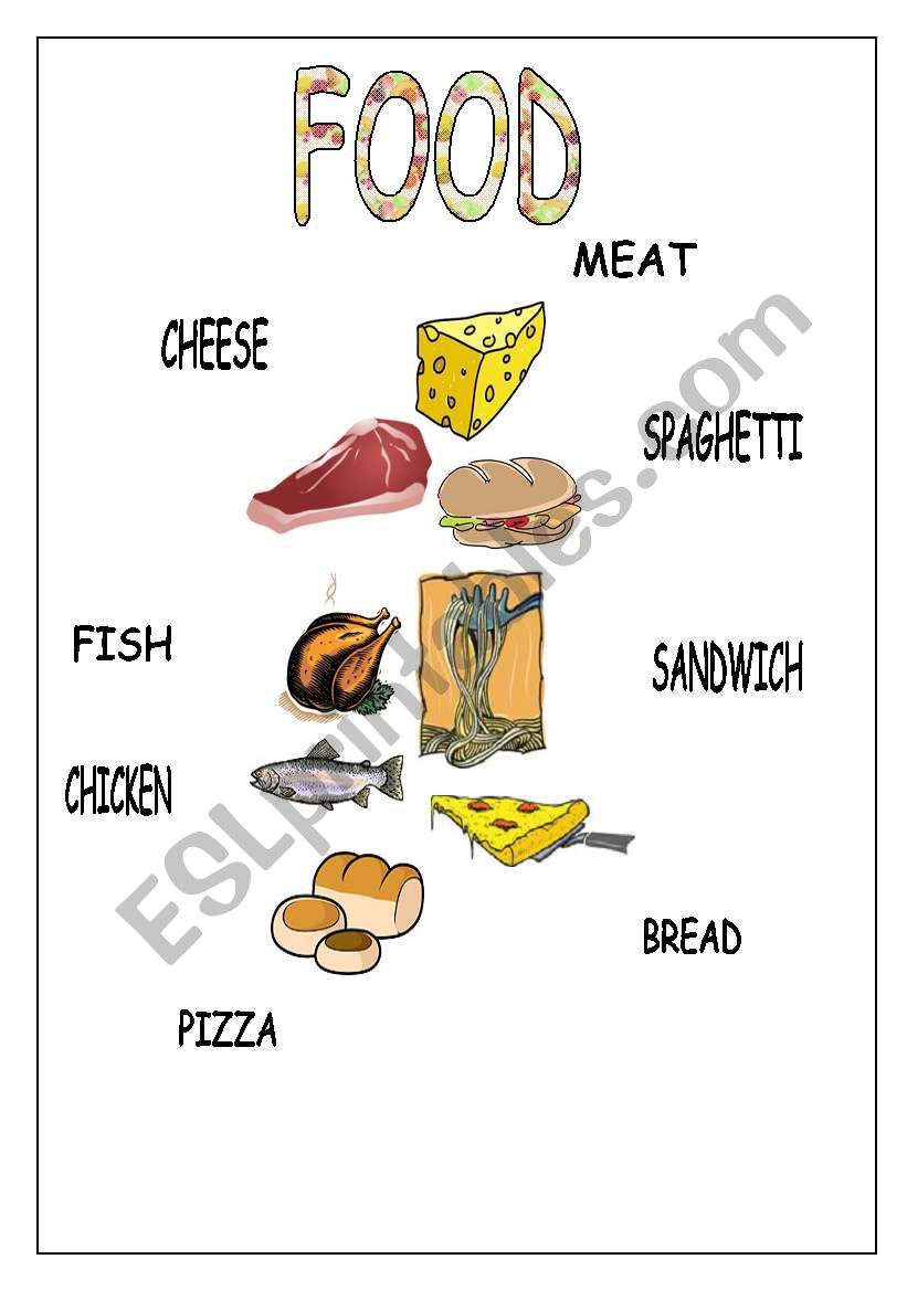 Food  worksheet