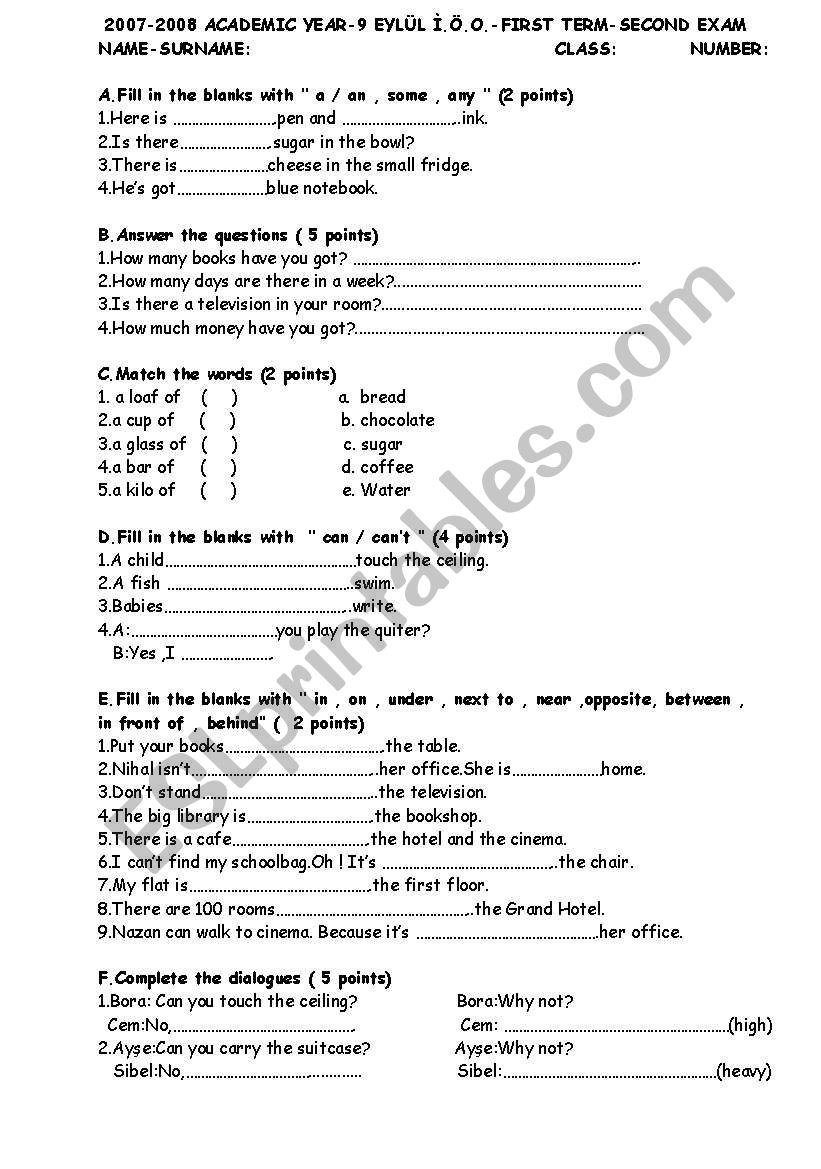 mixed up quiz worksheet