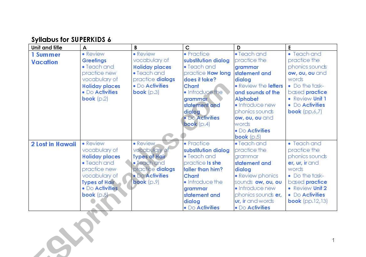 sk 6 worksheet