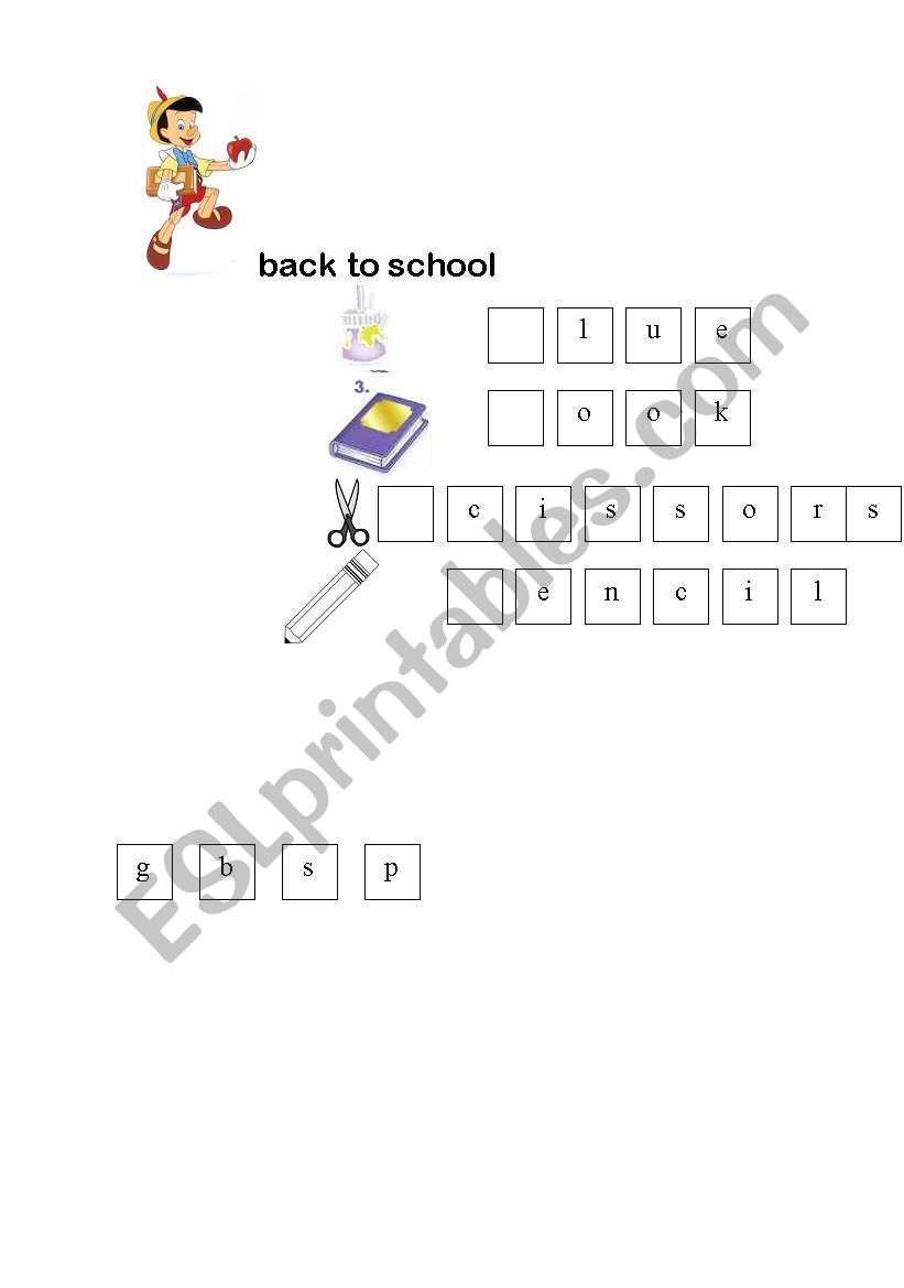Learn to read  worksheet