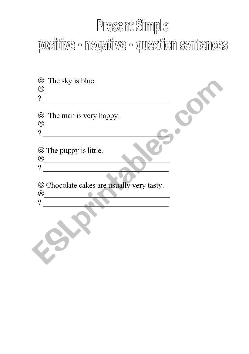 present simple worksheet