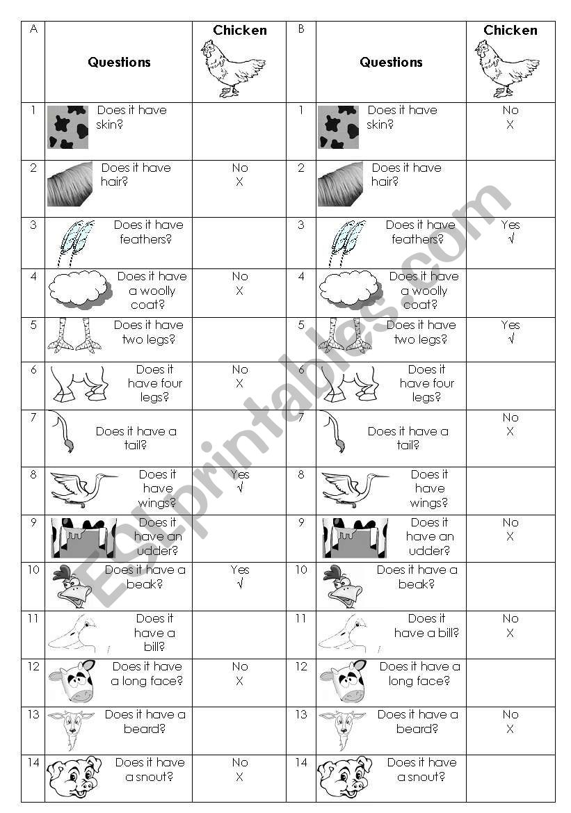 Farm Animals worksheet