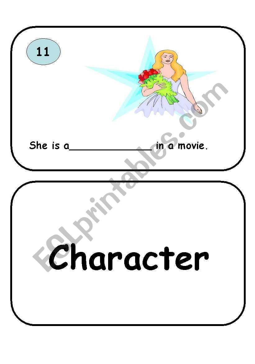 Famous person flash cards set 1-11