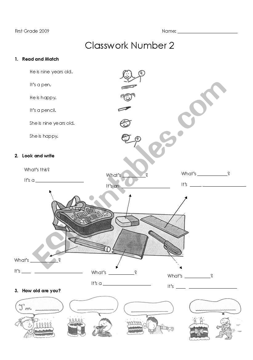 Revision Activities - 2 worksheet