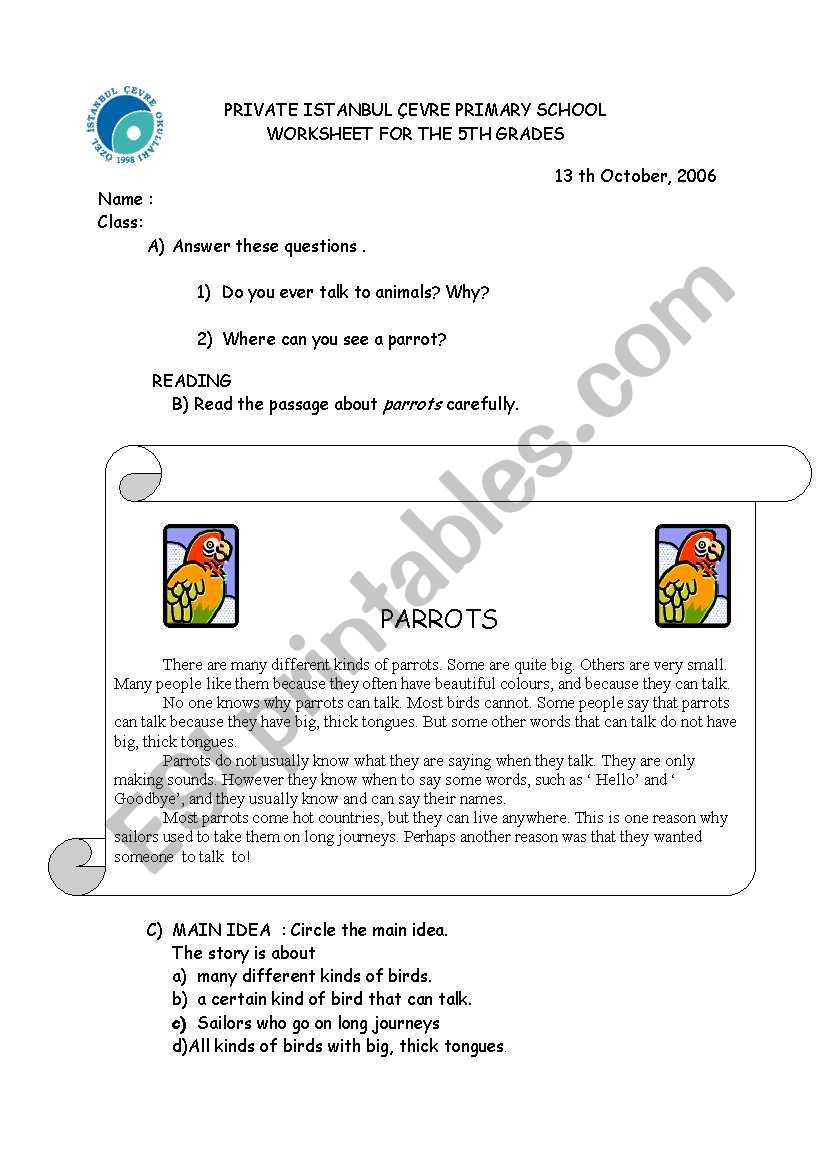 simple present tense worksheet