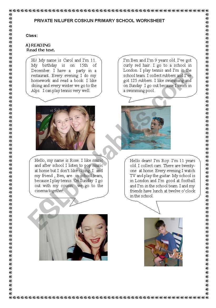 worksheet worksheet