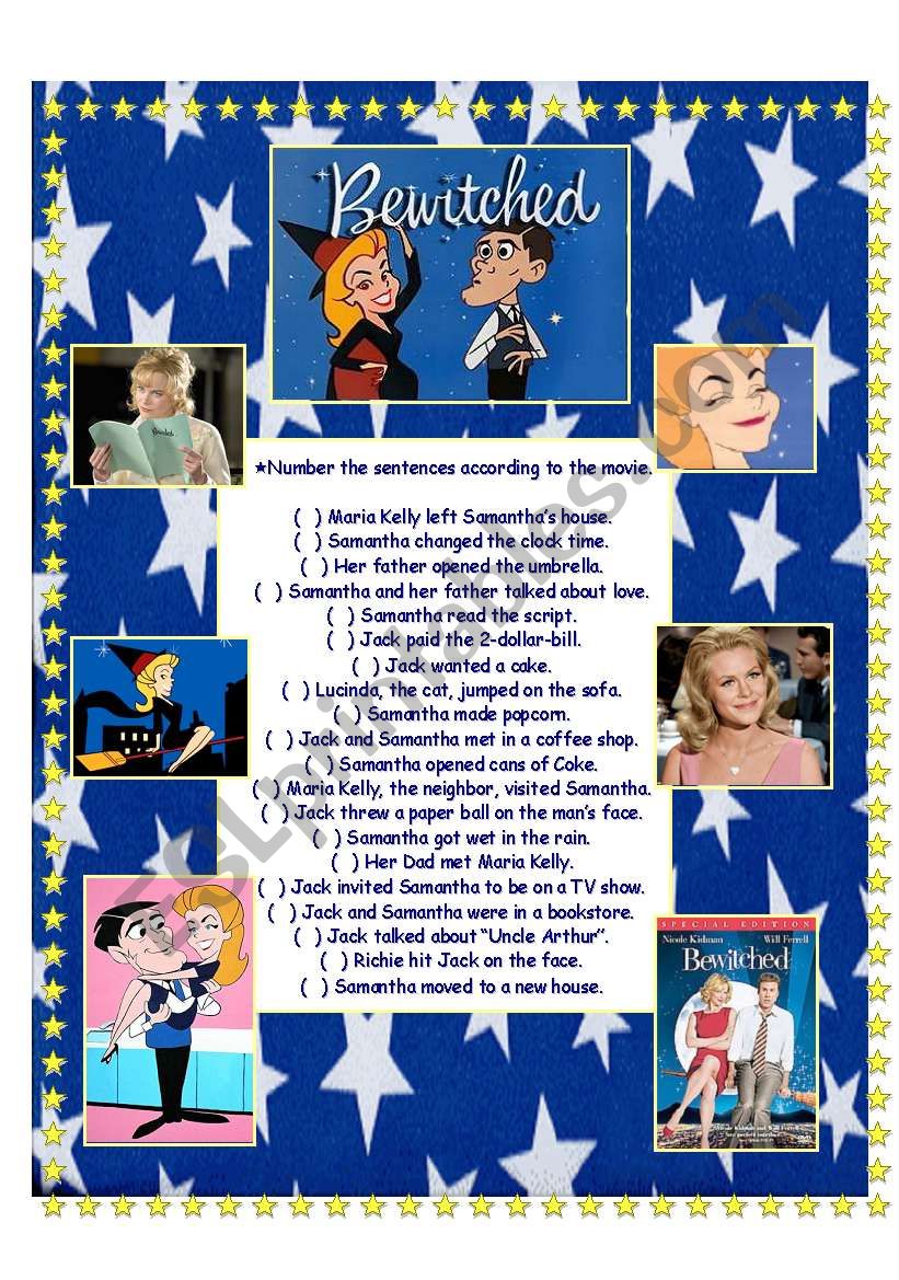 Bewitched - The Movie worksheet