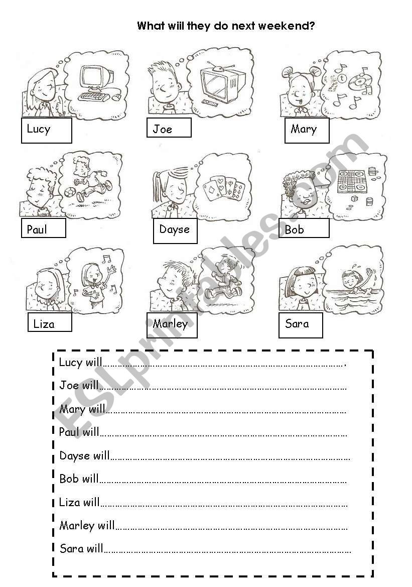 Future Tense worksheet