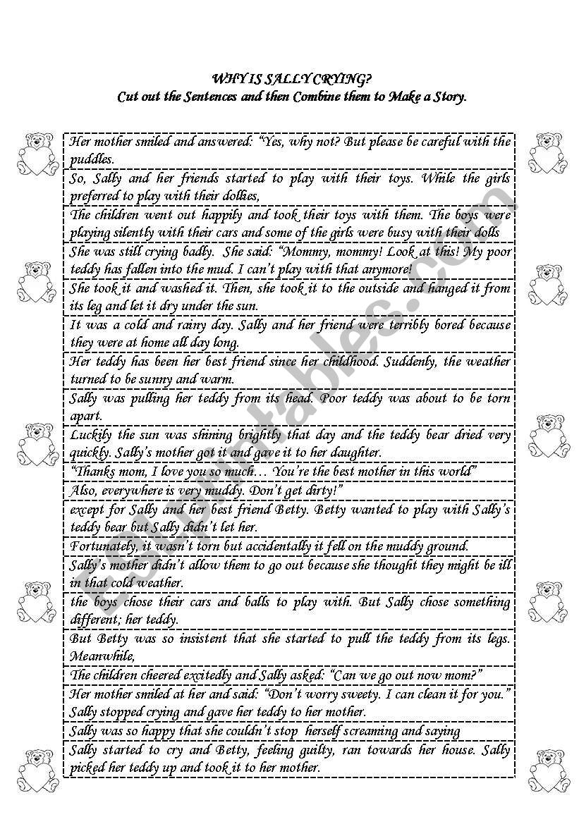 making a story worksheet