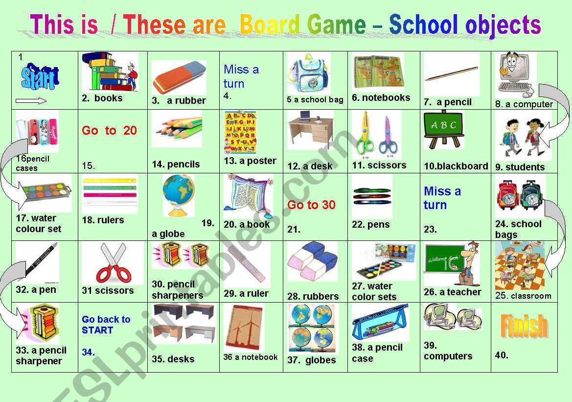 Boards topic. There is игра. There is are игра. Настольная игра на тему школа. School things Board game.