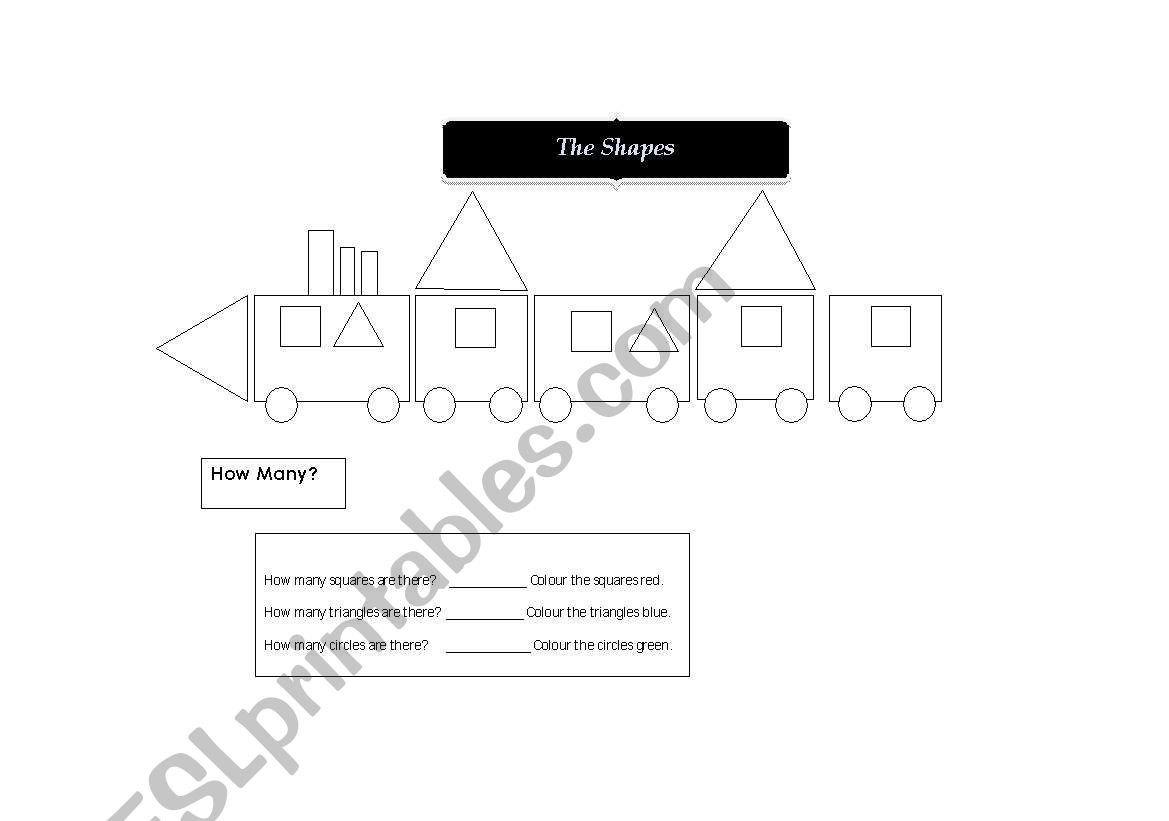 The Shapes worksheet