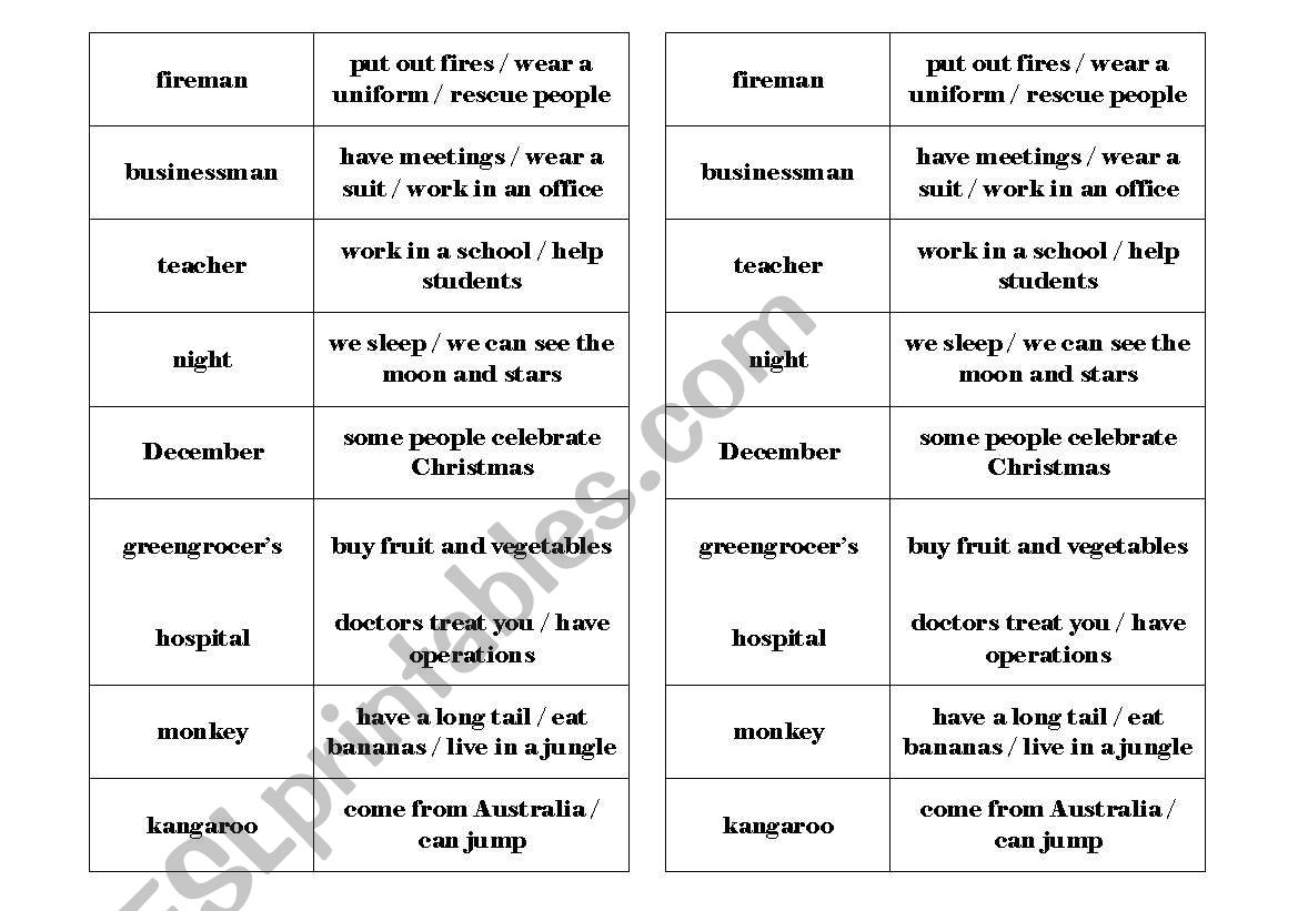 Relative Clause Matching and Speaking