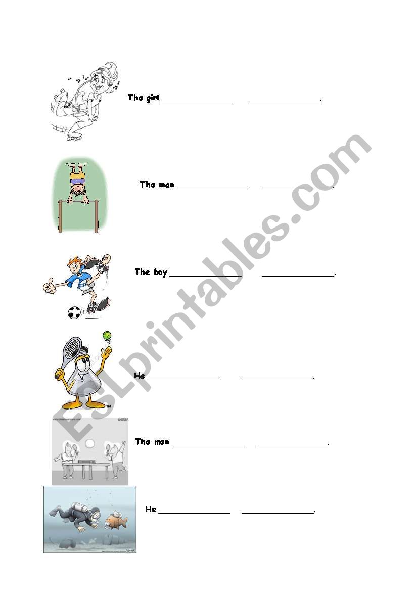 Collocation go/do/play worksheet