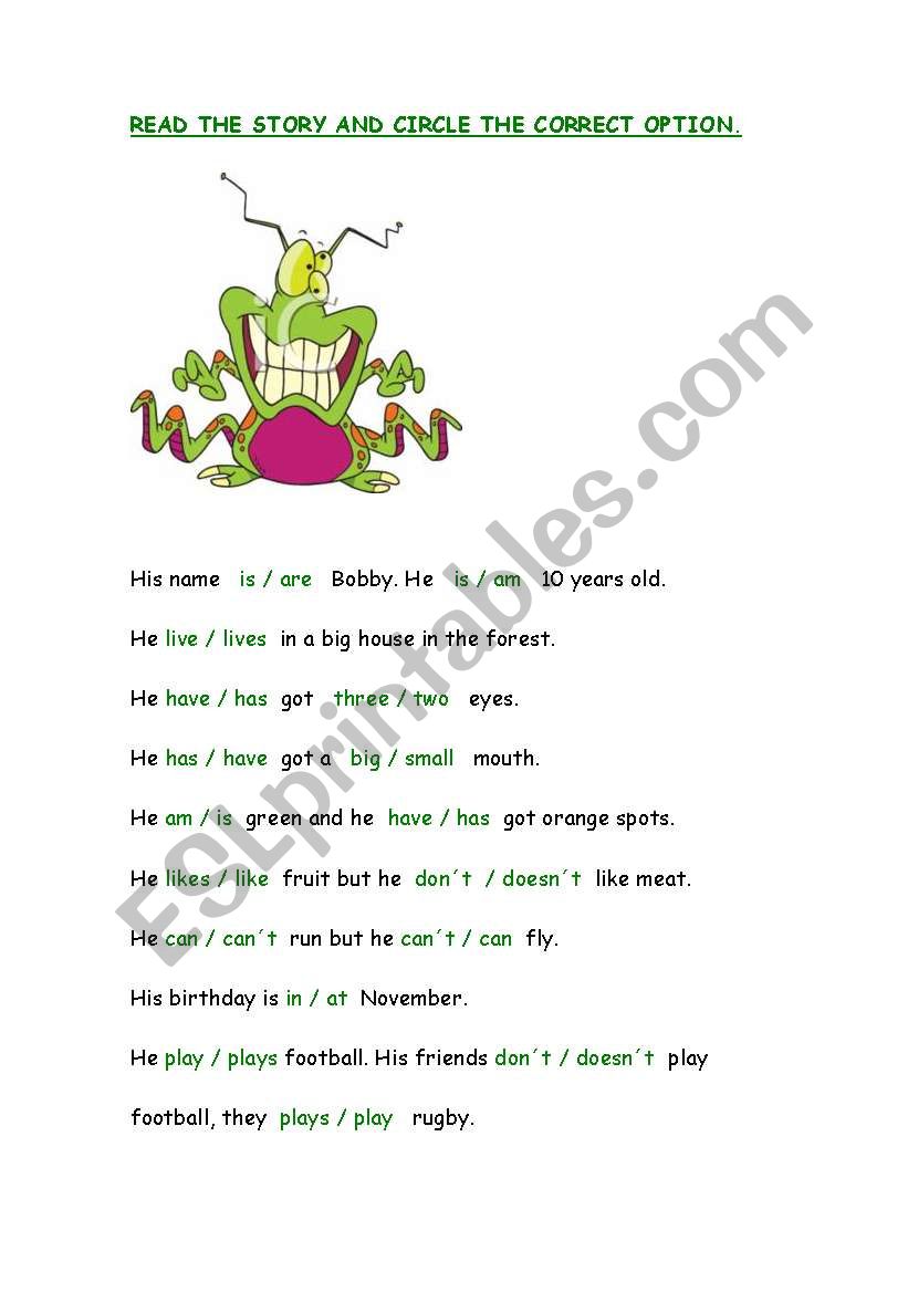 Simple Present worksheet