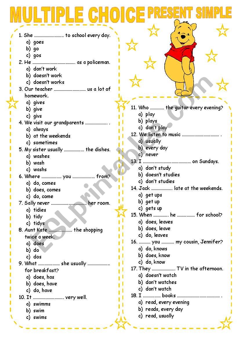 present-simple-or-present-continuous-multiple-choice-esl-worksheet-8ad