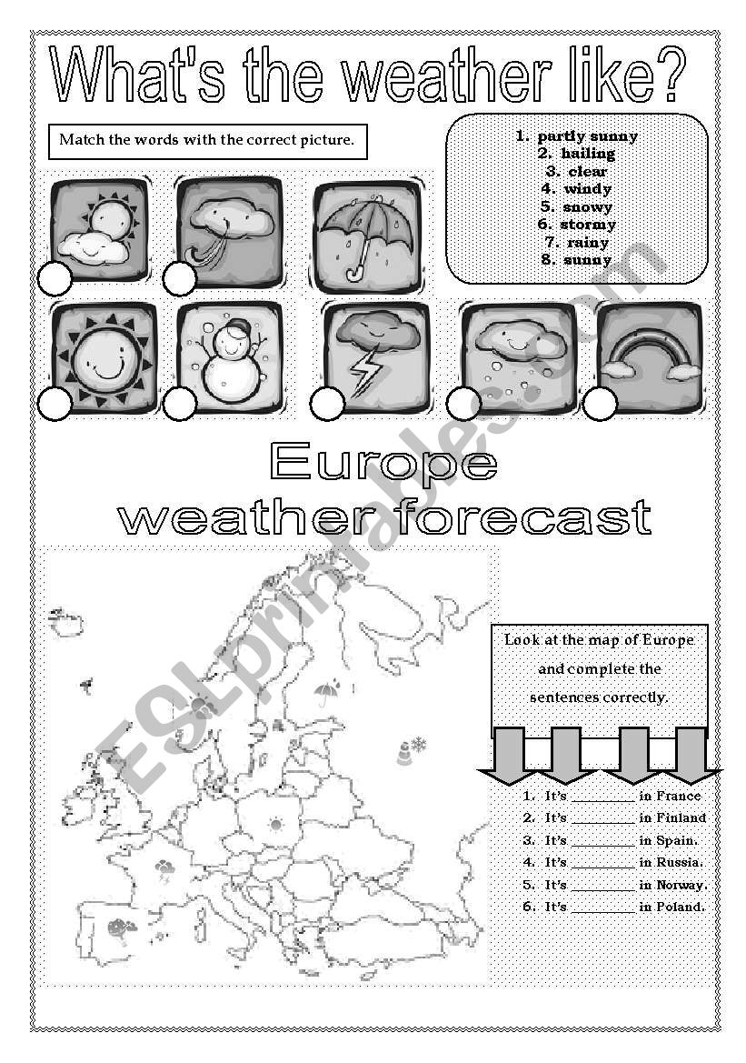 whats the weather like? B/W version