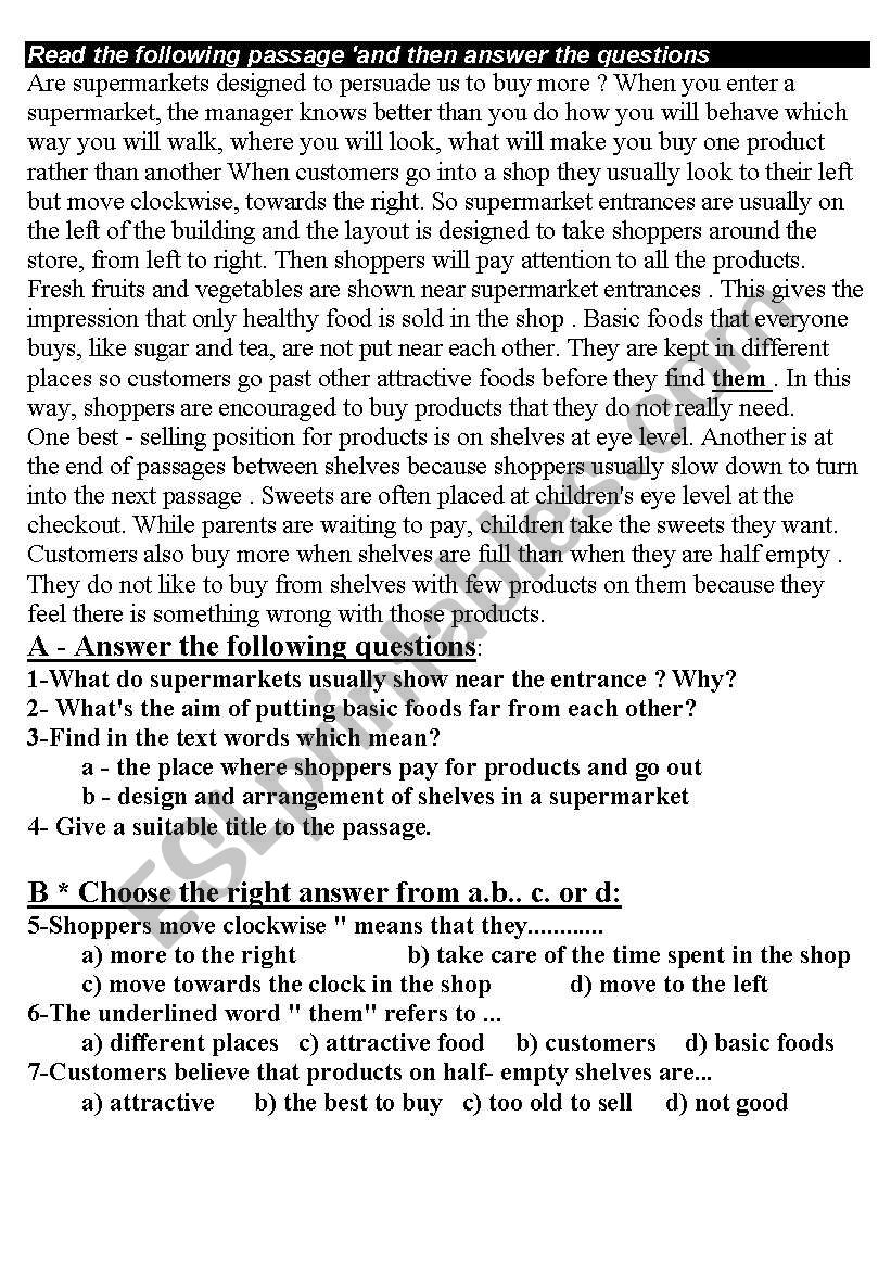 cpomprehention passages worksheet