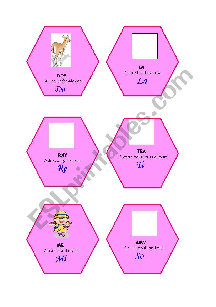 Do Re Mi The sound of Music worksheet