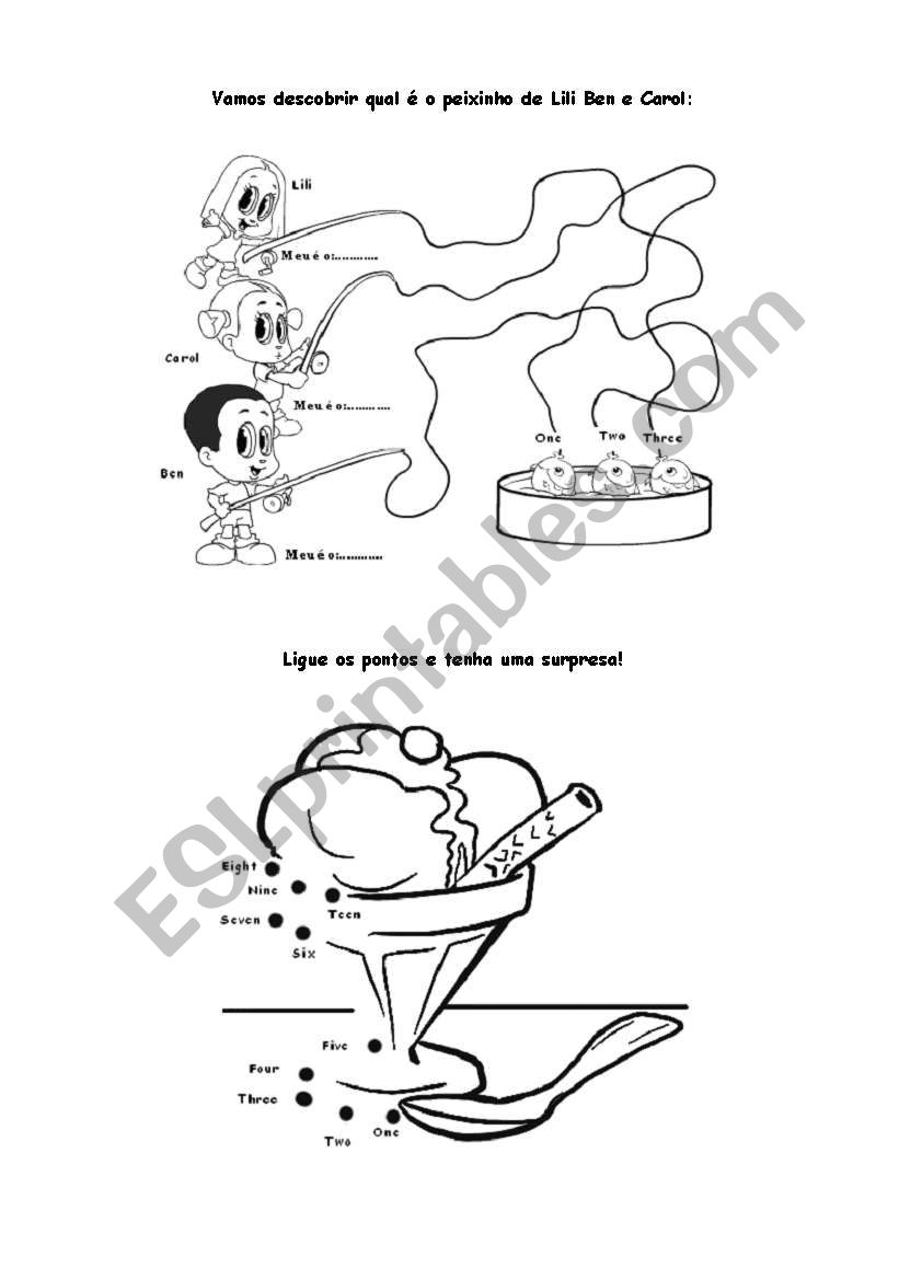 Numbers worksheet