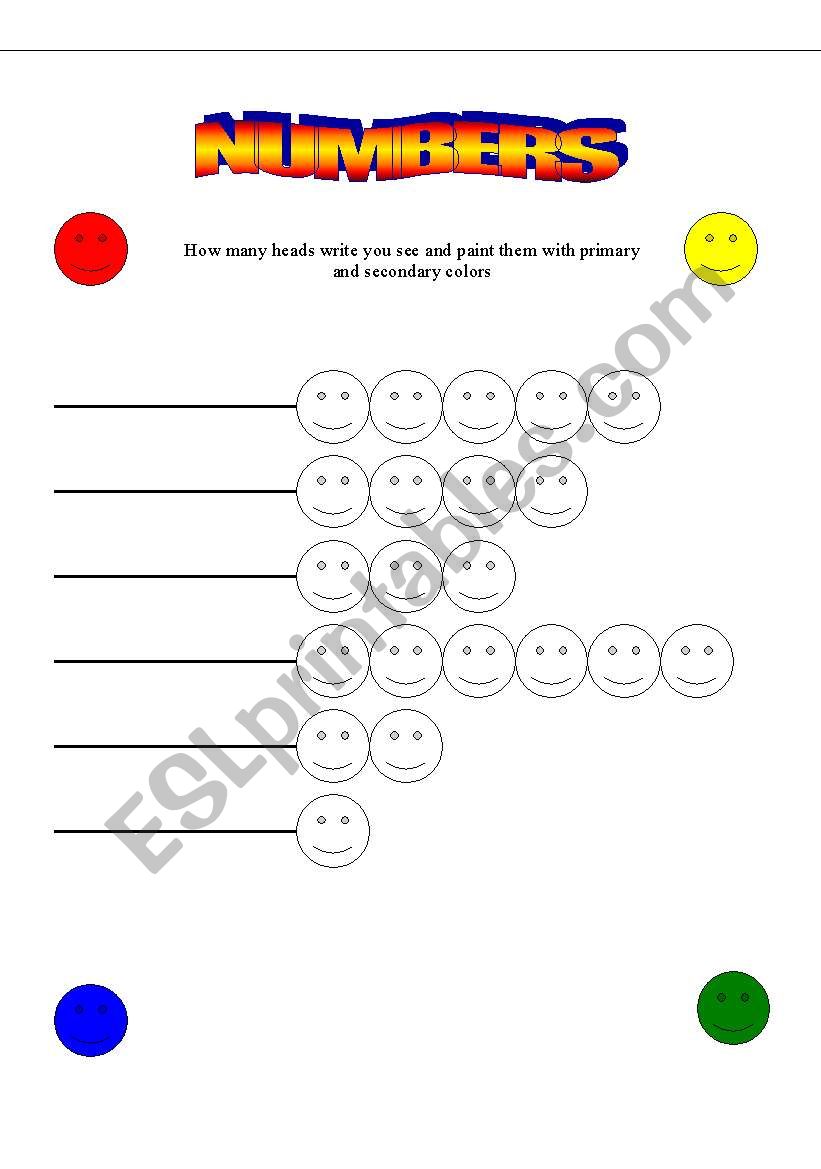 NUMBER worksheet