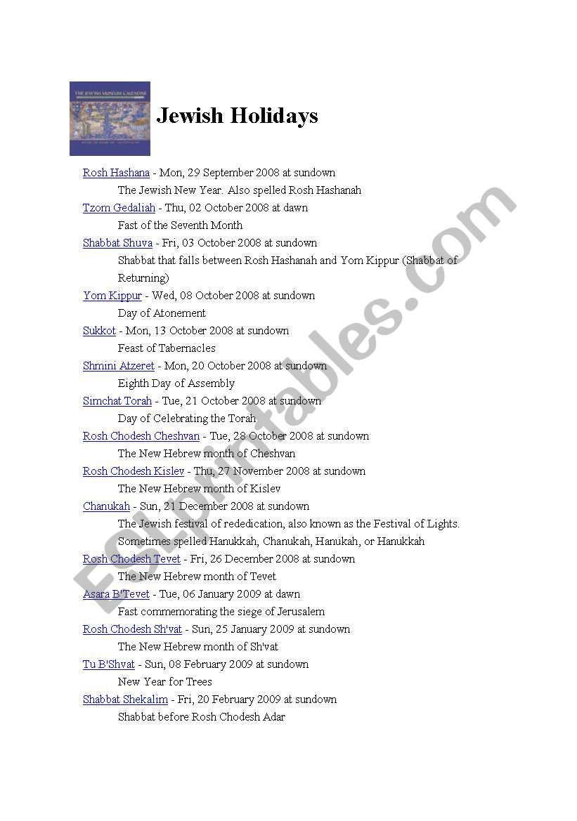 know about hebrews celebrate thier holidays