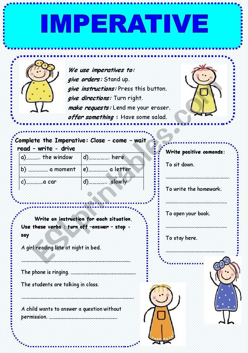 Imperative Sentences Positive And Negative Turn Negatives Into Positives Words Vocabulary