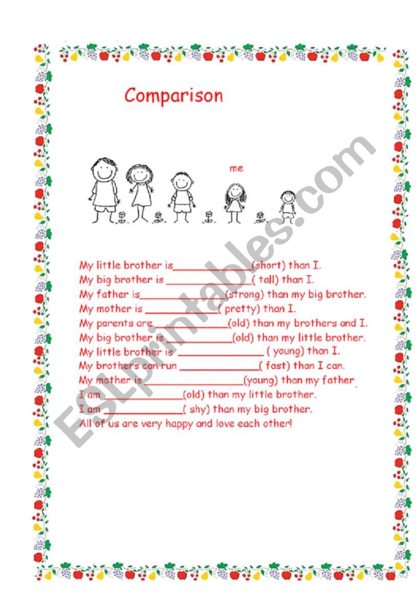 comparison degree for beginners