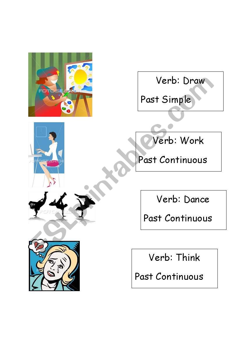 Past Simple and Past Continuous Tense Revision - Game Part 2