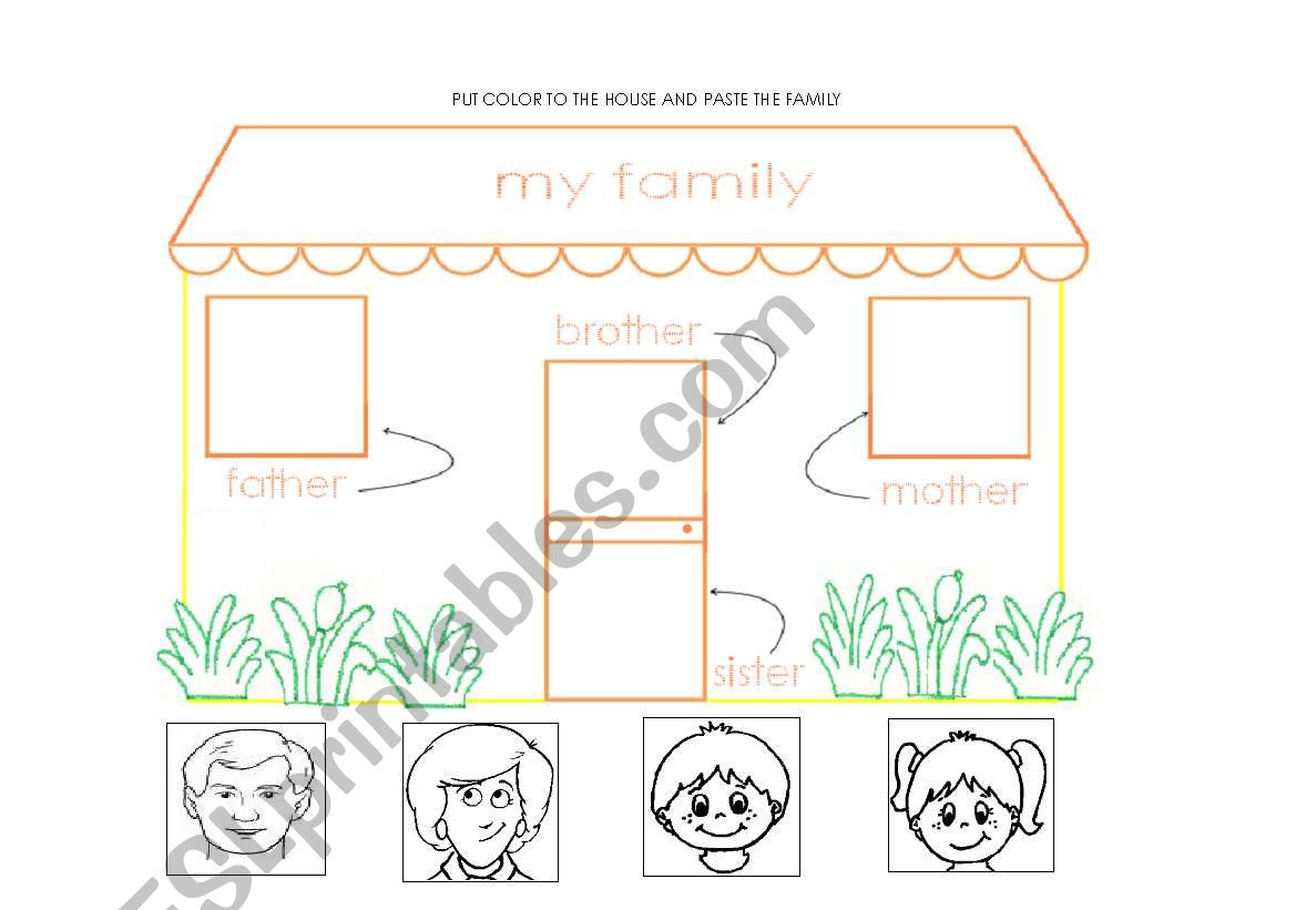 MY FAMILY worksheet