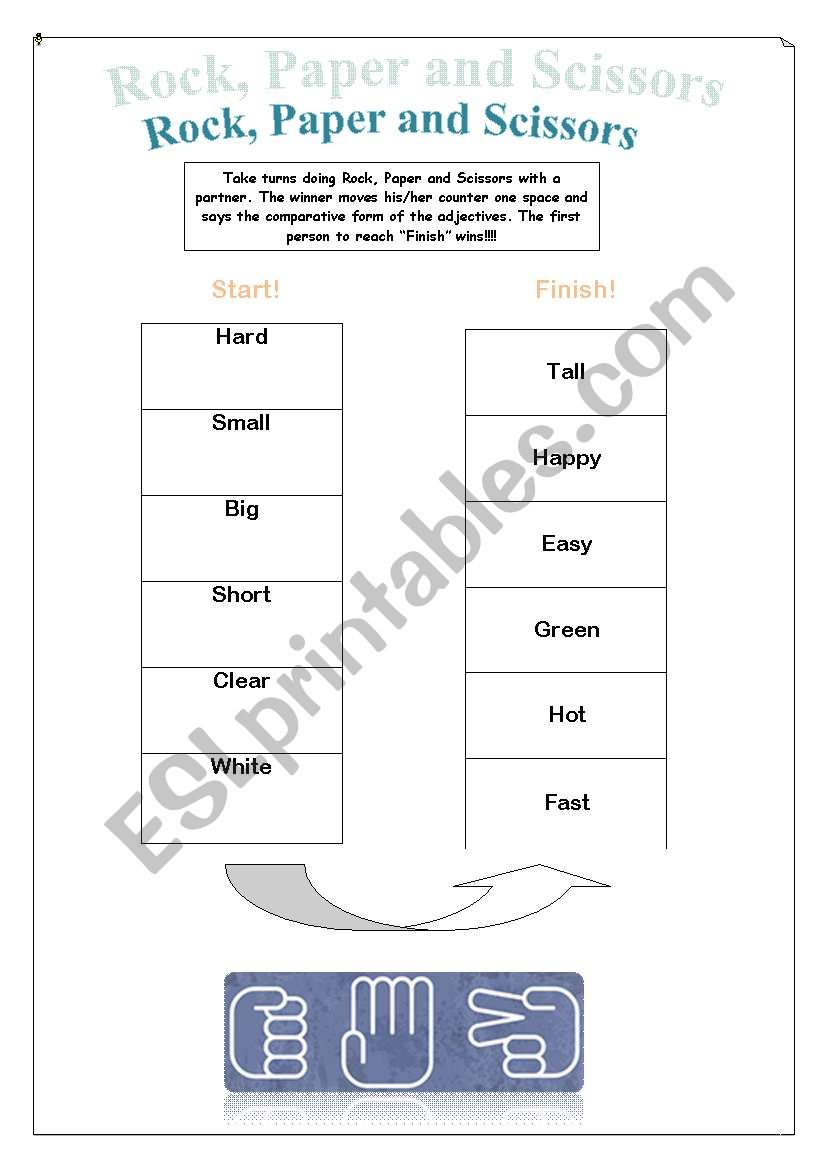 comparative form of adjectives games 