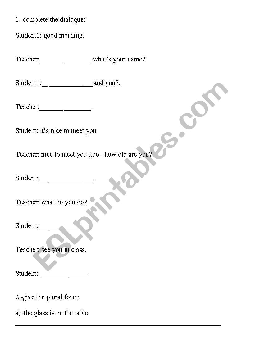 evaluation guide worksheet