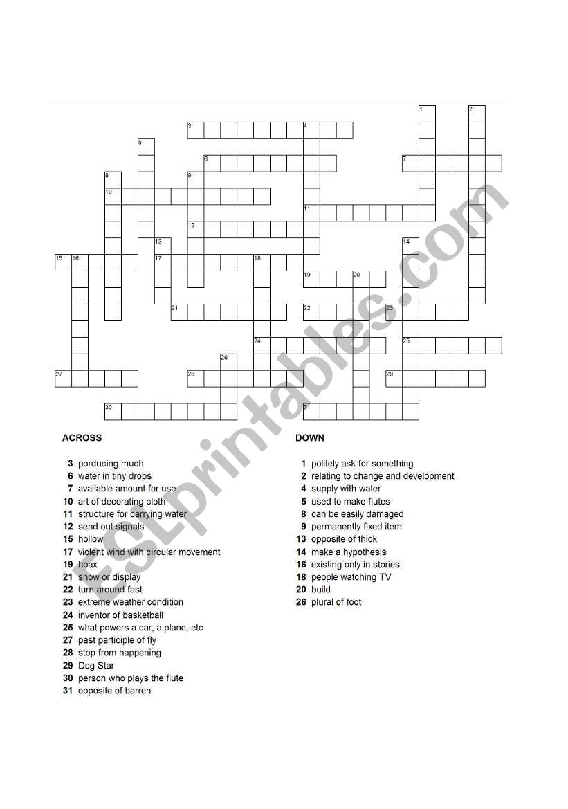 TOEFL Vocabulary Practice worksheet