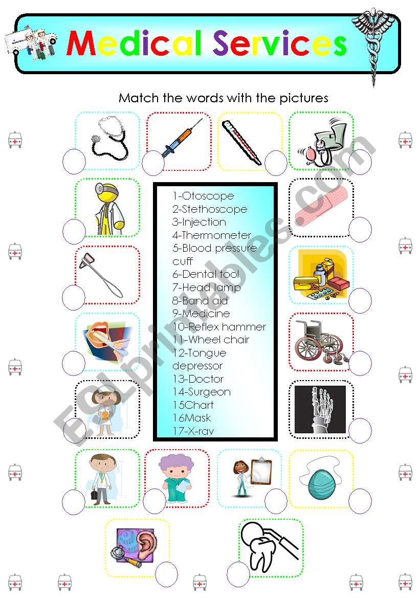 MEDICAL SERVICES - PART 1 = MATCH