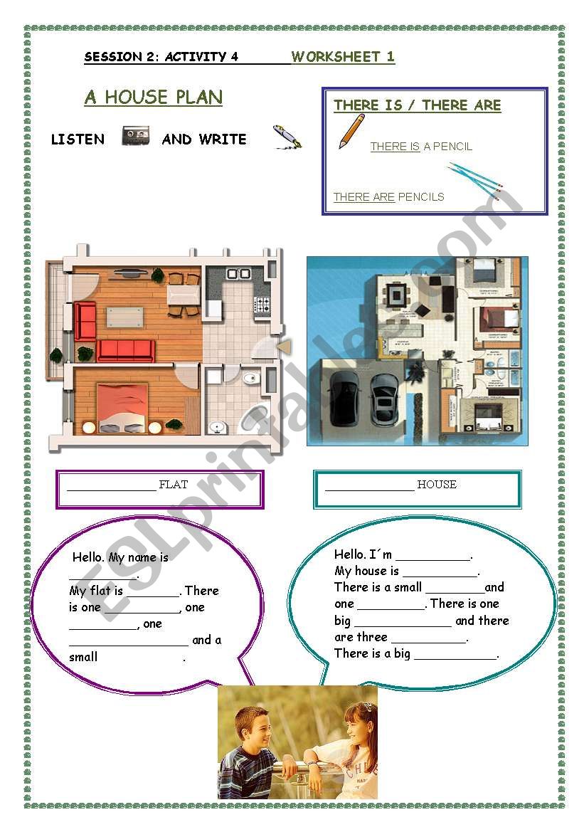 house plan worksheet