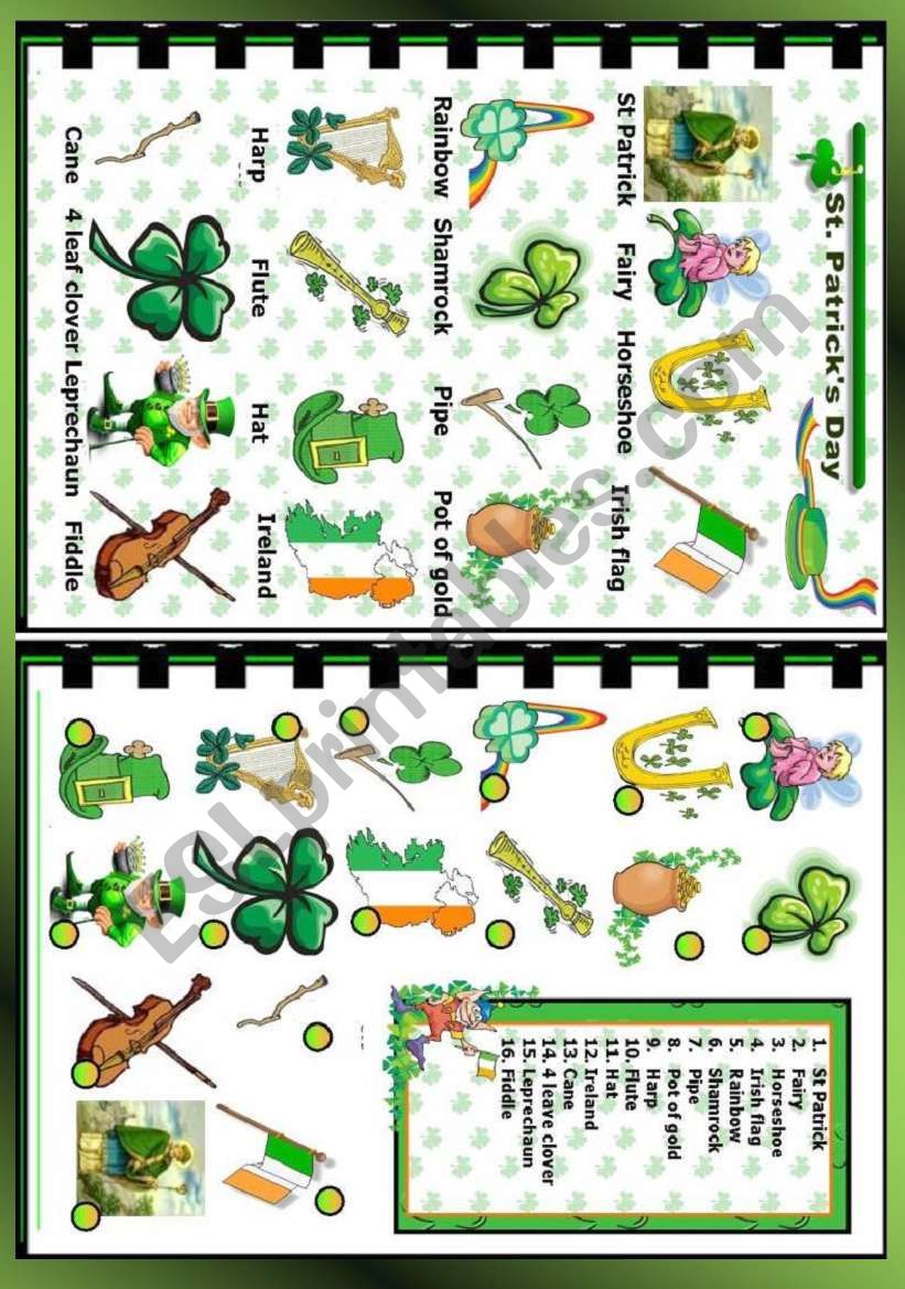 Holidays - St. Patricks Day  worksheet