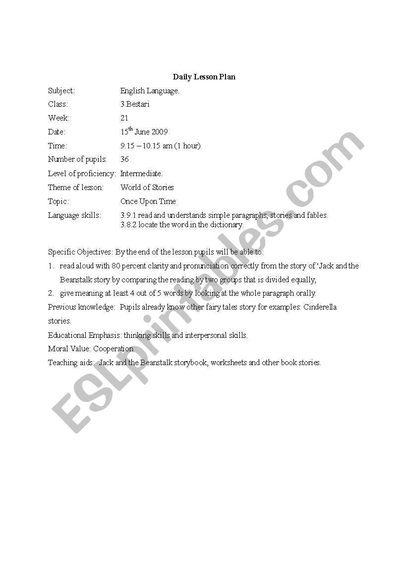hobbies worksheet