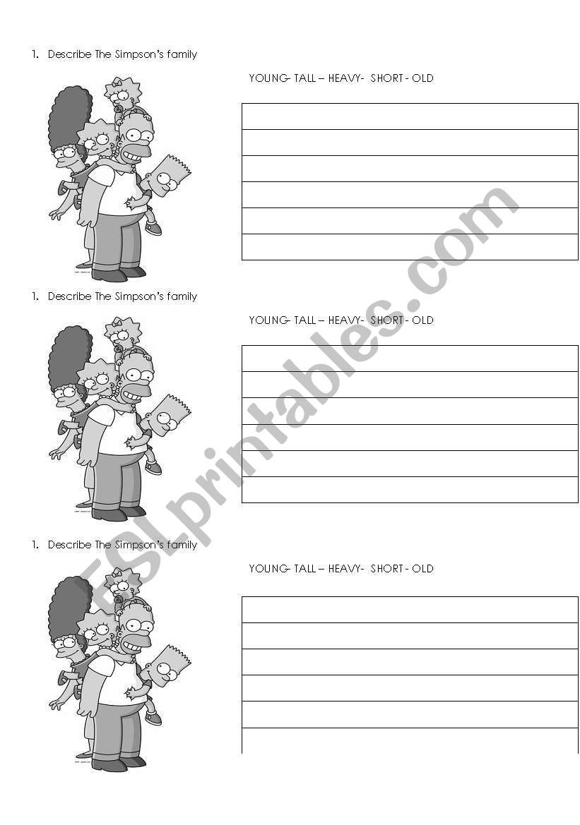 comparatives worksheet