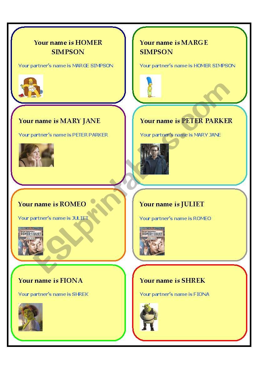 SOULMATES part 1 worksheet